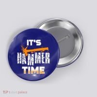 Carpenter Or Trades Cute Gift Button thumb 0