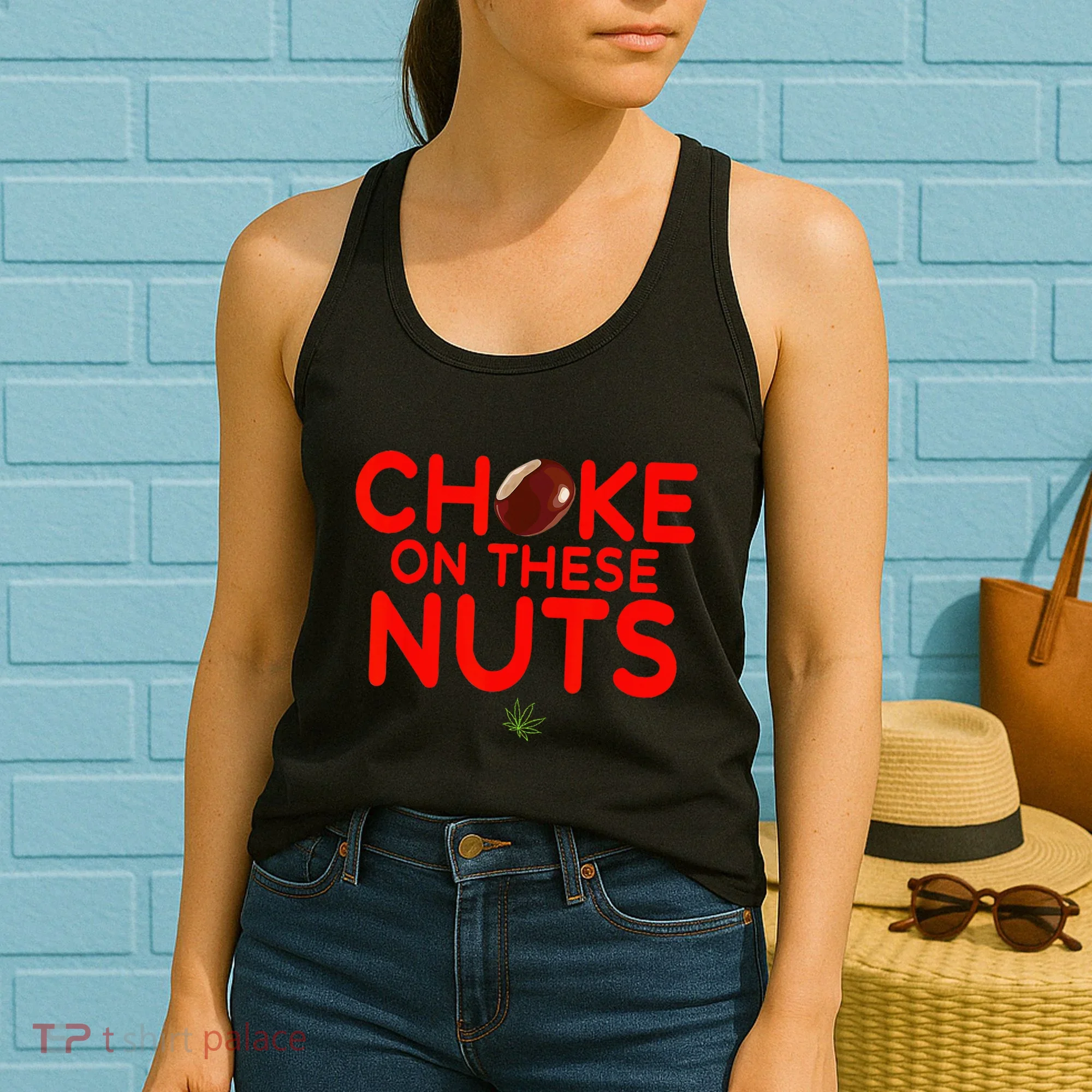 Choke On These Nuts Women's Tank Top