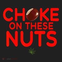 Choke On These Nuts Golf Towel thumb 3