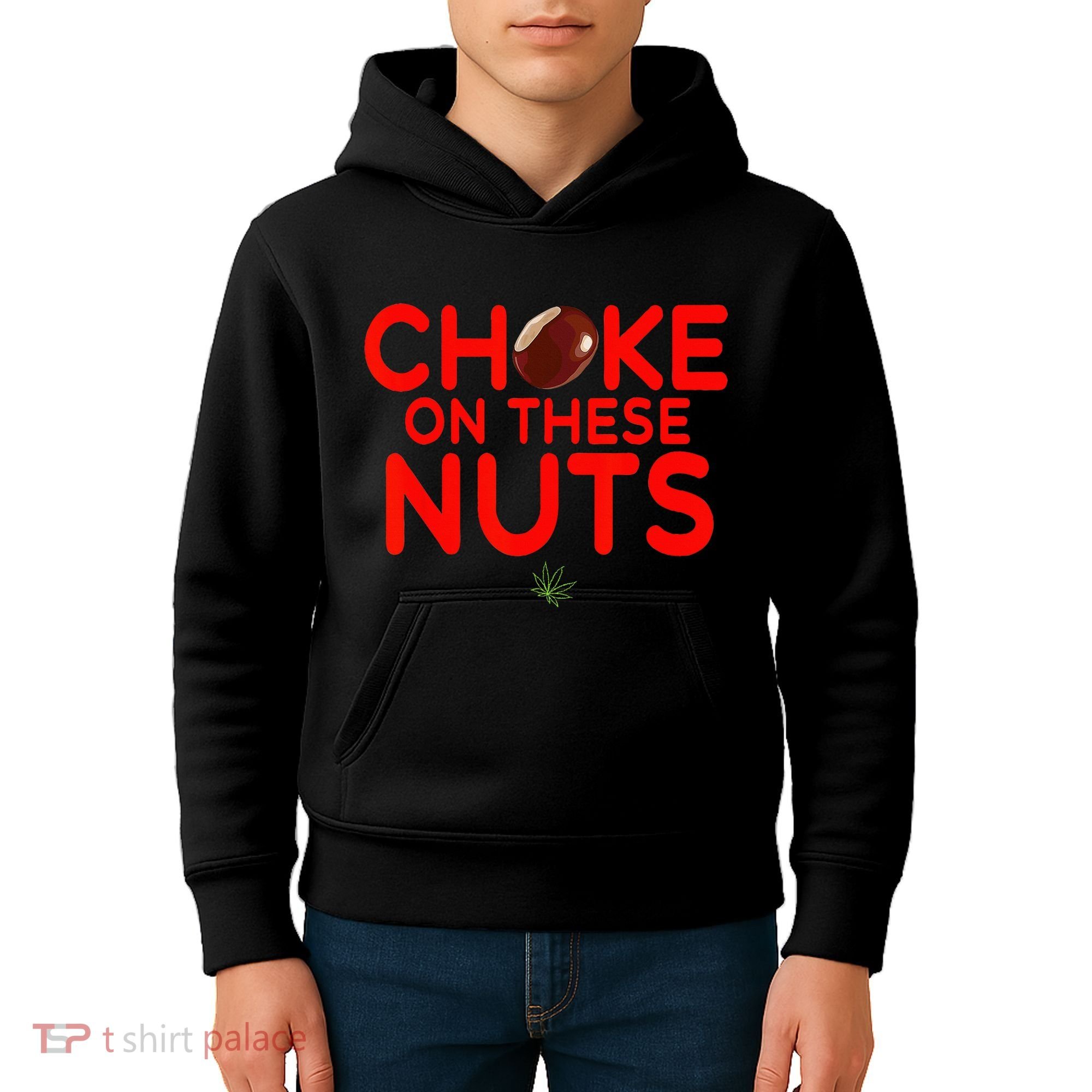 Choke On These Nuts Kids Hoodie