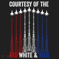 Courtesy Of The Red White And Blue 4th Of July Women's Sweatshirt thumb 2