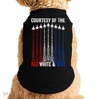 Courtesy Of The Red White And Blue 4th Of July Doggie Tank thumb 0
