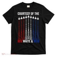 Courtesy Of The Red White And Blue 4th Of July T-Shirt thumb 0