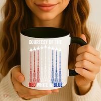 Courtesy Of The Red White And Blue 4th Of July Coffee Mug thumb 3