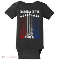 Courtesy Of The Red White And Blue 4th Of July Baby Bodysuit thumb 0