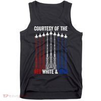 Courtesy Of The Red White And Blue 4th Of July Tank Top thumb 0