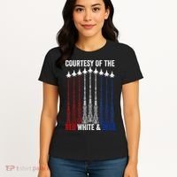 Courtesy Of The Red White And Blue 4th Of July Women's T-Shirt thumb 4