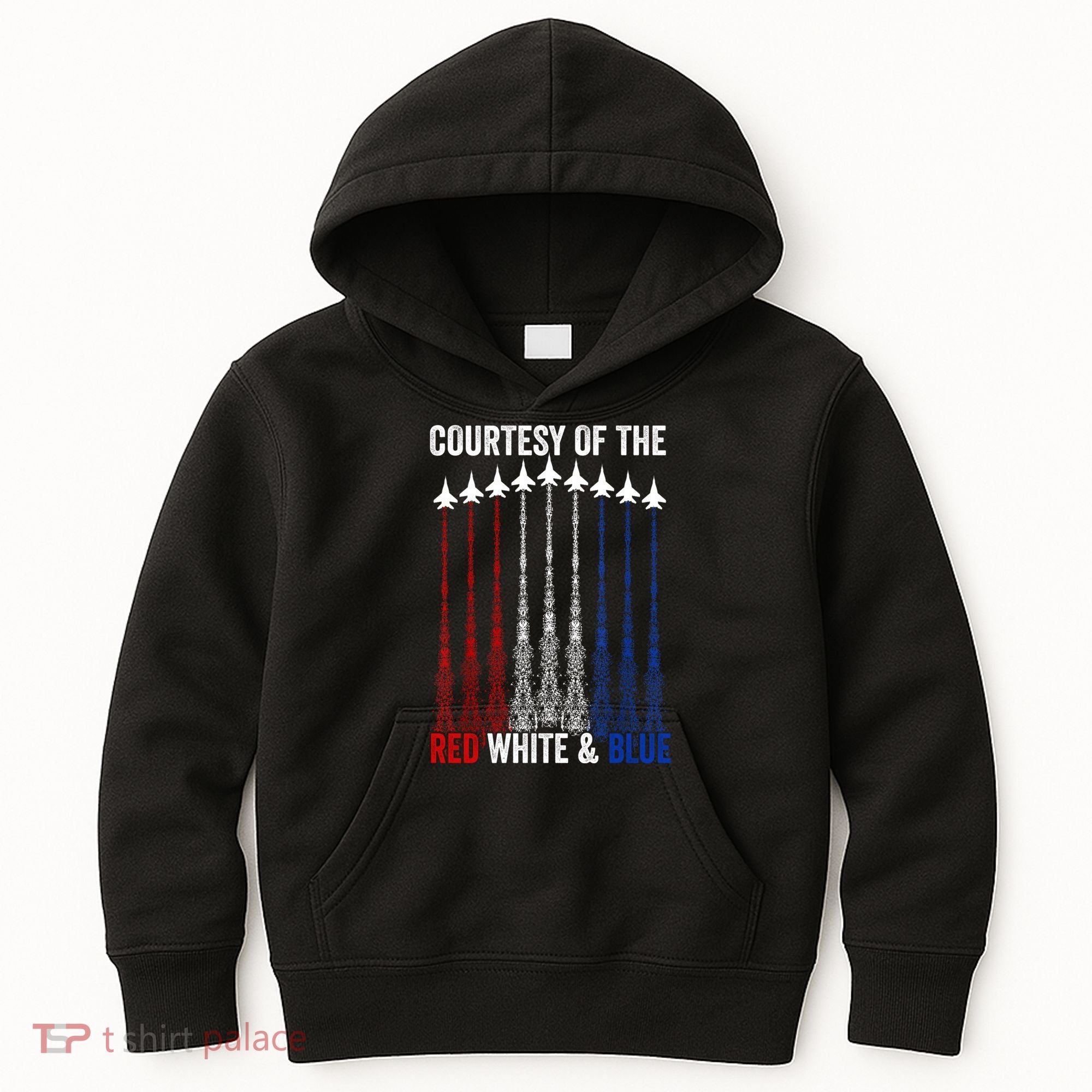 Courtesy Of The Red White And Blue 4th Of July Kids Hoodie