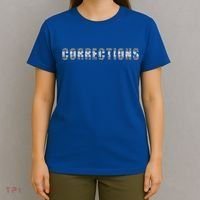 Corrections Officer Thin Silver Line Correctional Officer Cool Gift T-Shirt thumb 4