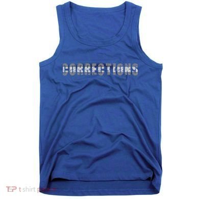Corrections Officer Thin Silver Line Correctional Officer Cool Gift Tank Top