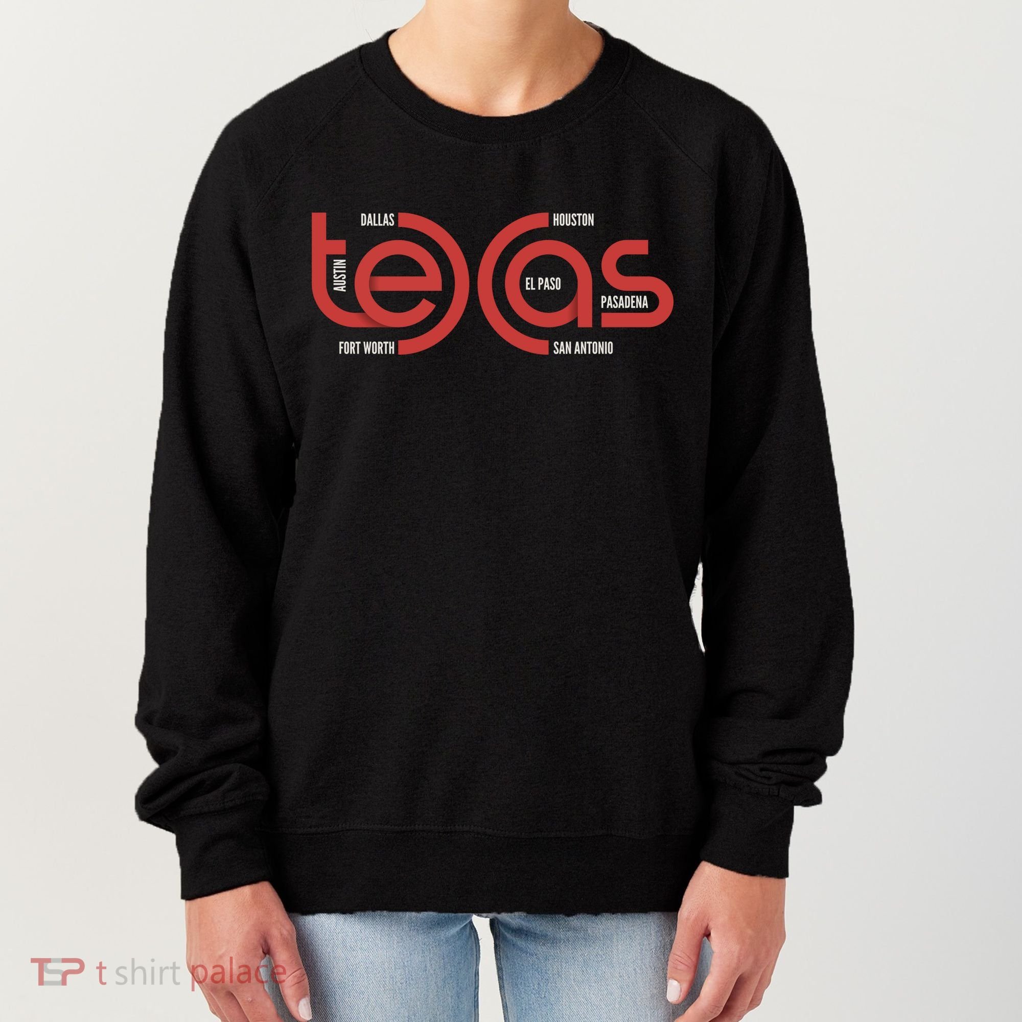 Cities Of Texas Logo Women's Sweatshirt