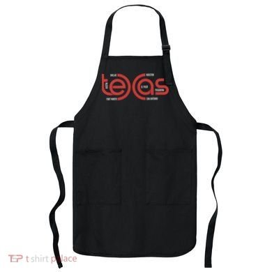 Cities Of Texas Logo Apron
