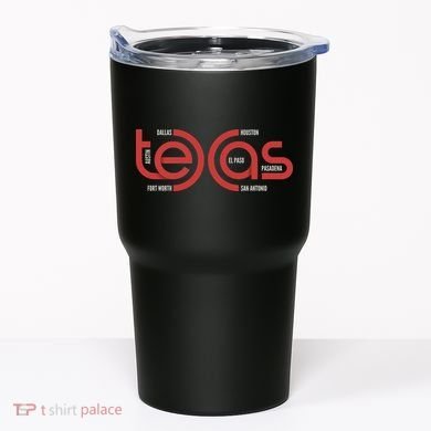 Cities Of Texas Logo Tumbler