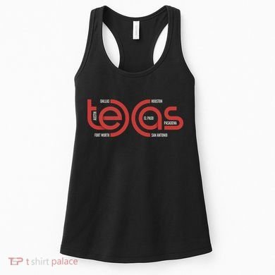 Cities Of Texas Logo Women's Tank Top