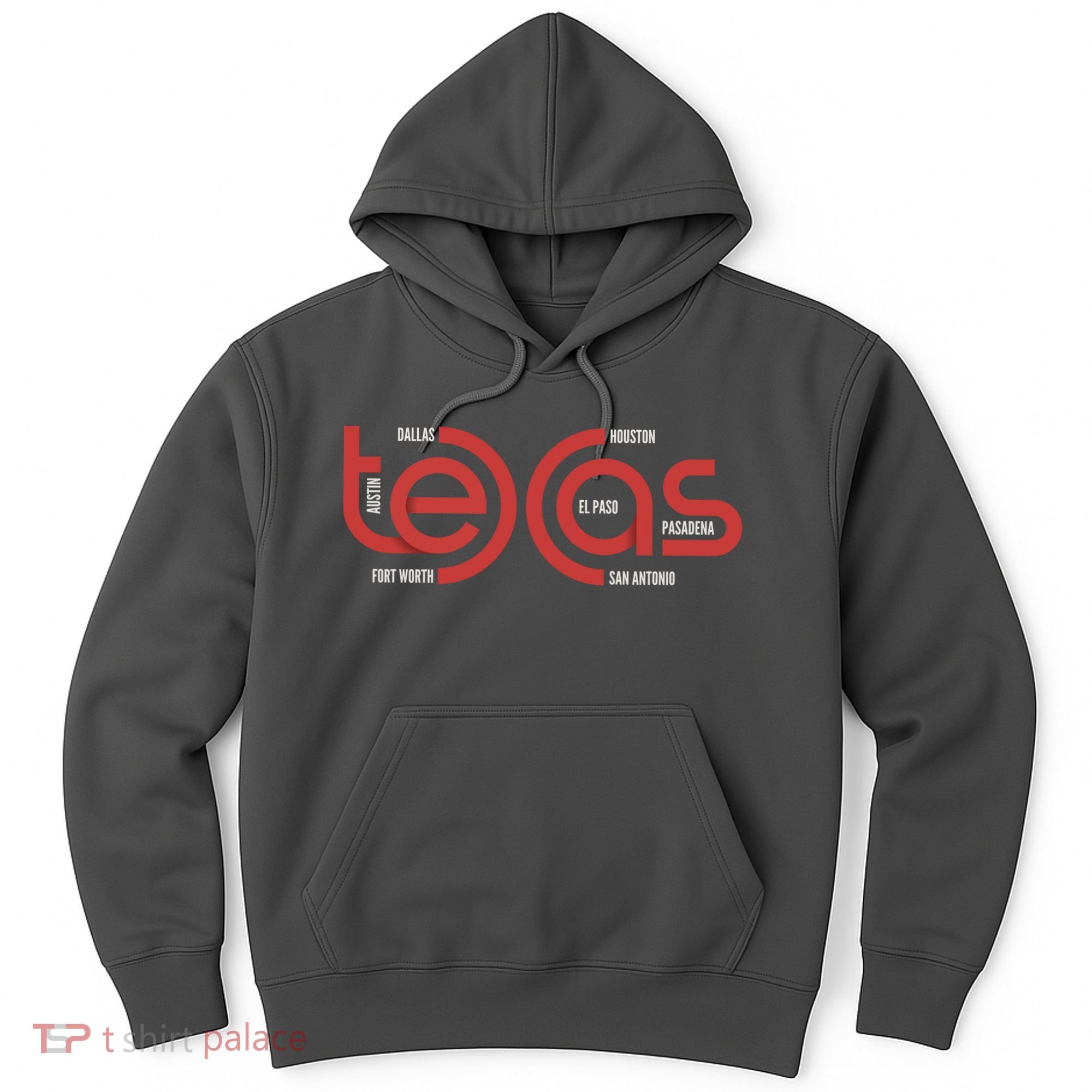 Cities Of Texas Logo Hoodie
