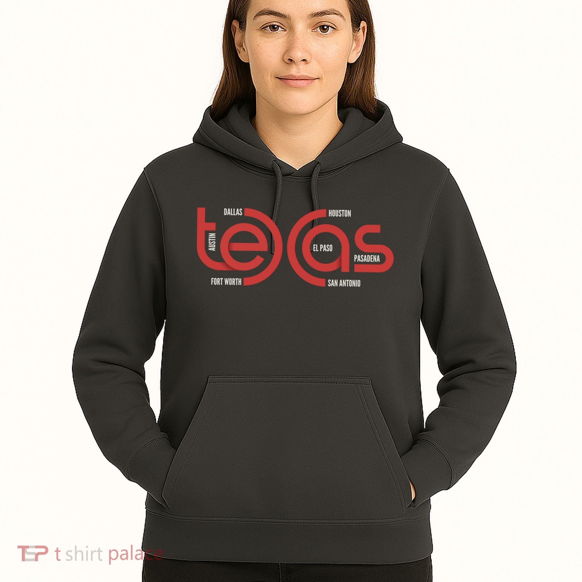 Cities Of Texas Logo Hoodie