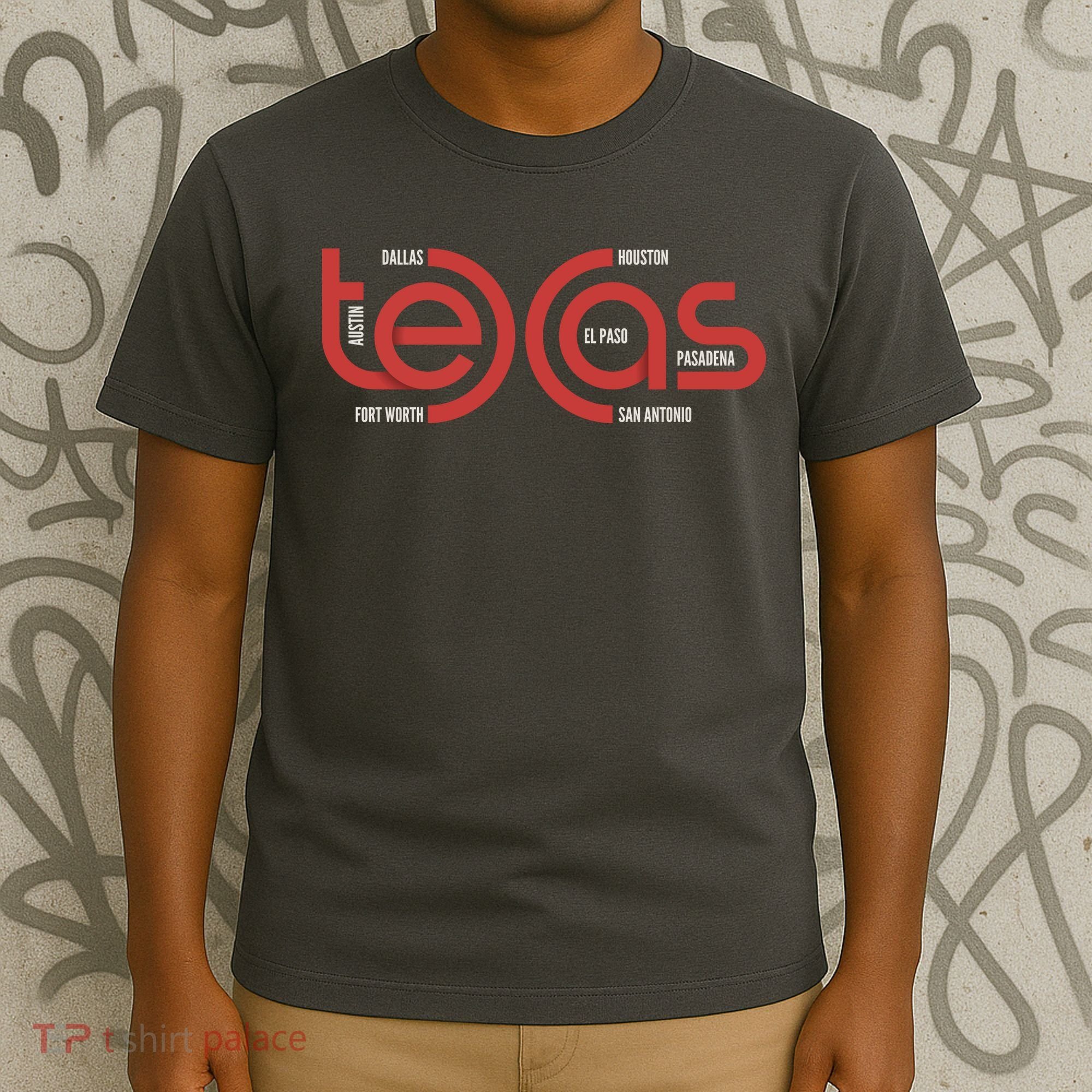 Cities Of Texas Logo T-Shirt