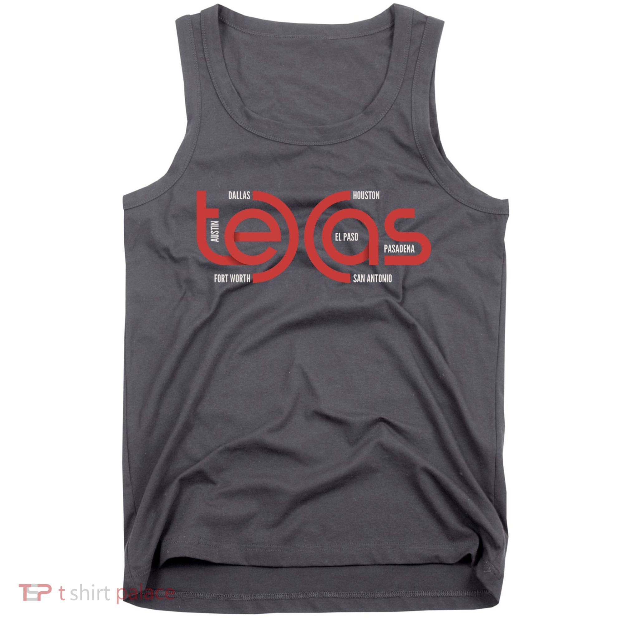 Cities Of Texas Logo Tank Top