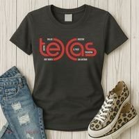 Cities Of Texas Logo Women's T-Shirt thumb 3