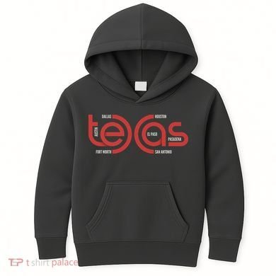 Cities Of Texas Logo Kids Hoodie