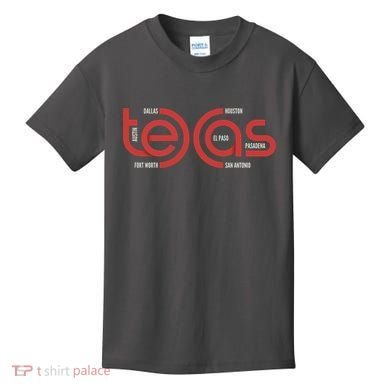 Cities Of Texas Logo Kids T-Shirt