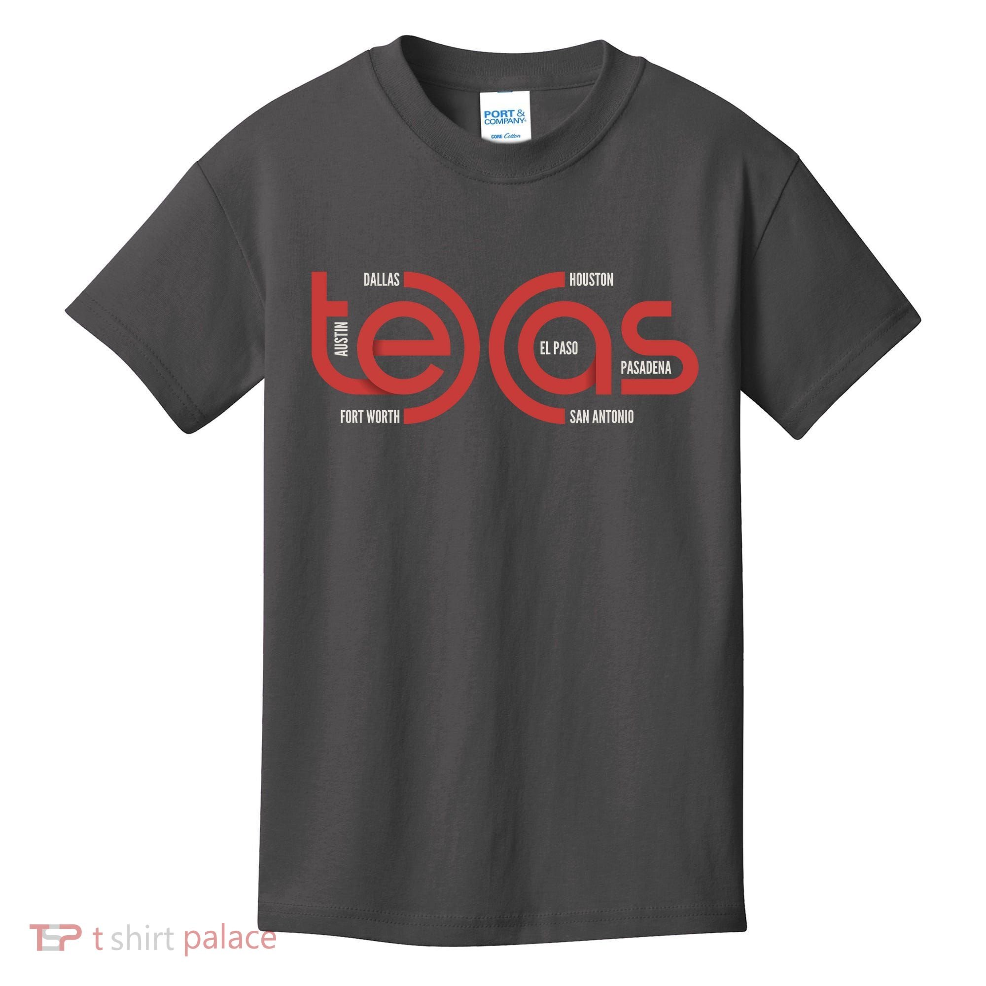 Cities Of Texas Logo Kids T-Shirt