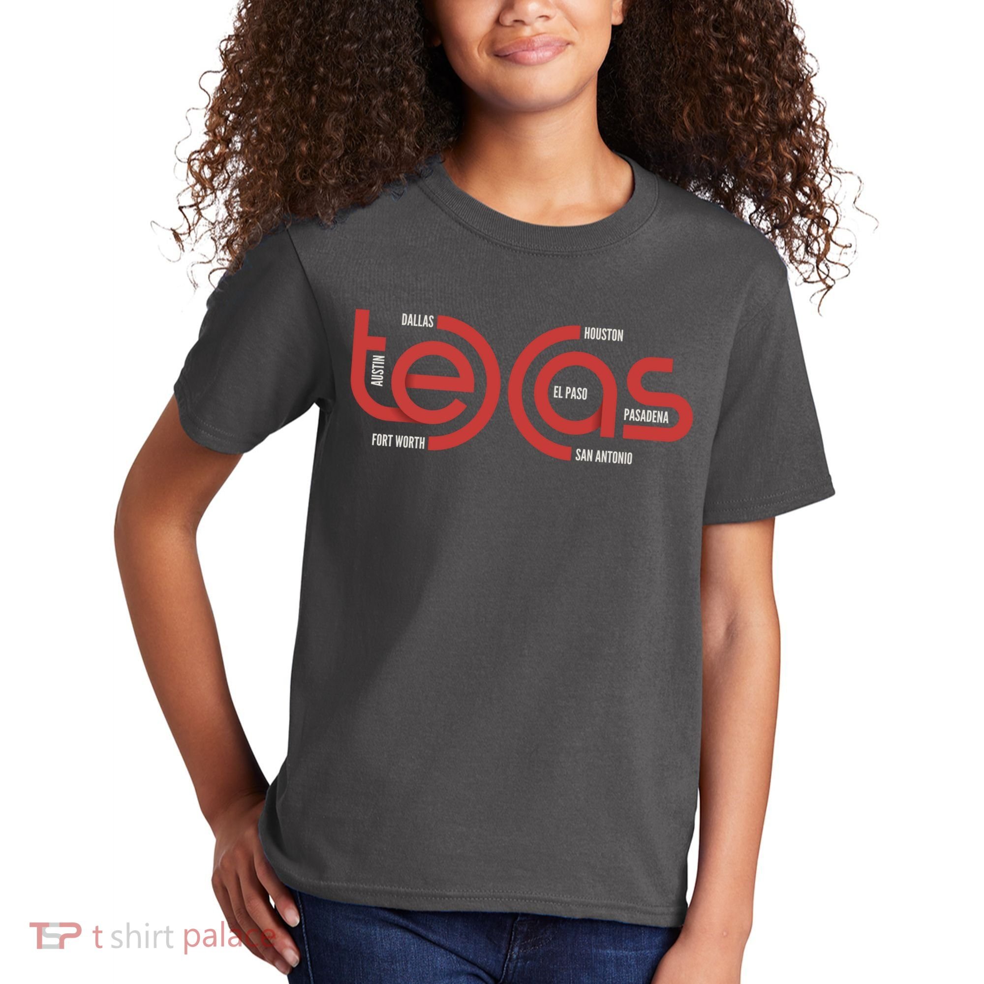 Cities Of Texas Logo Kids T-Shirt