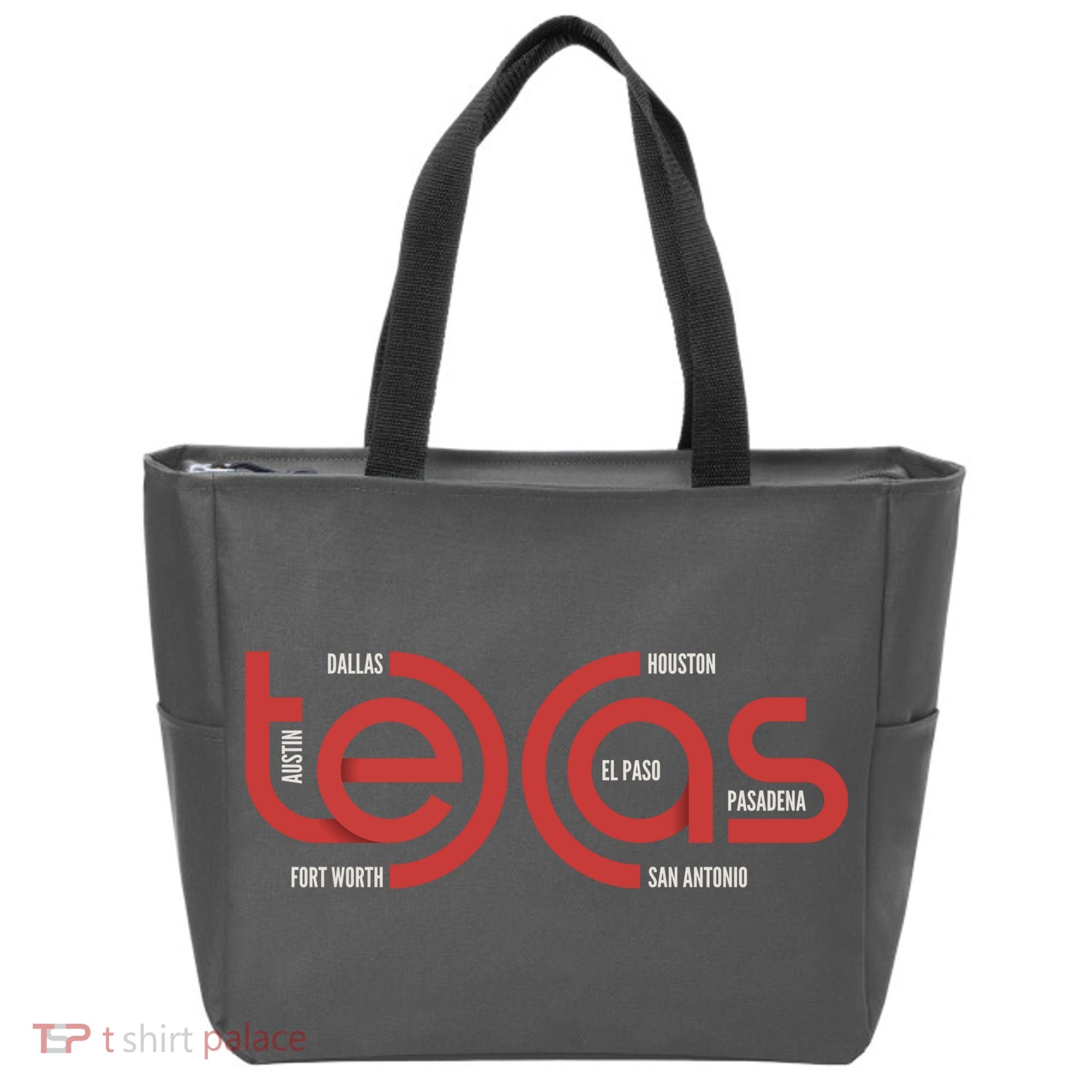 Cities Of Texas Logo Tote Bag