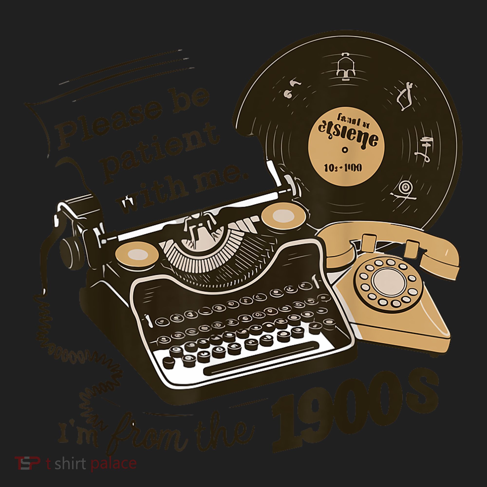 Cute Old Telephone Please Be Patient With Me Im From The 1900s Gift Women's Sweatshirt