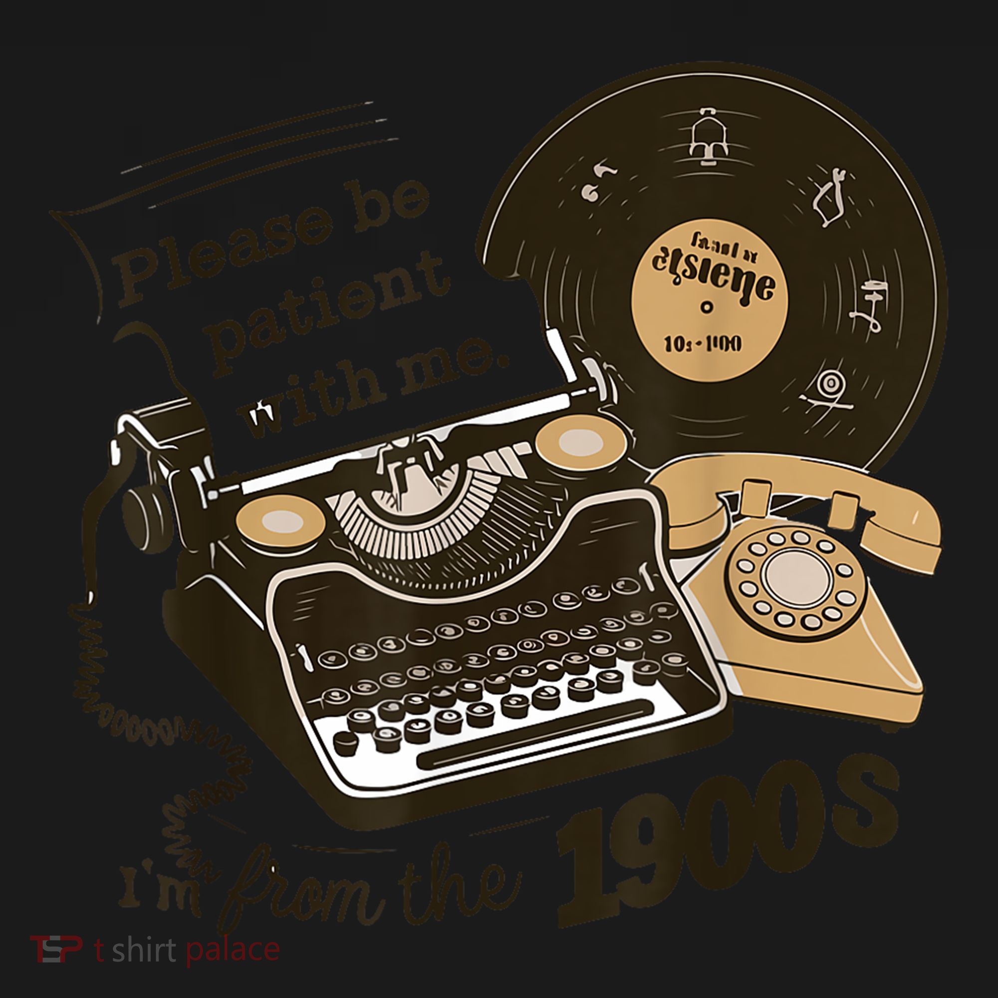 Cute Old Telephone Please Be Patient With Me Im From The 1900s Gift Coaster