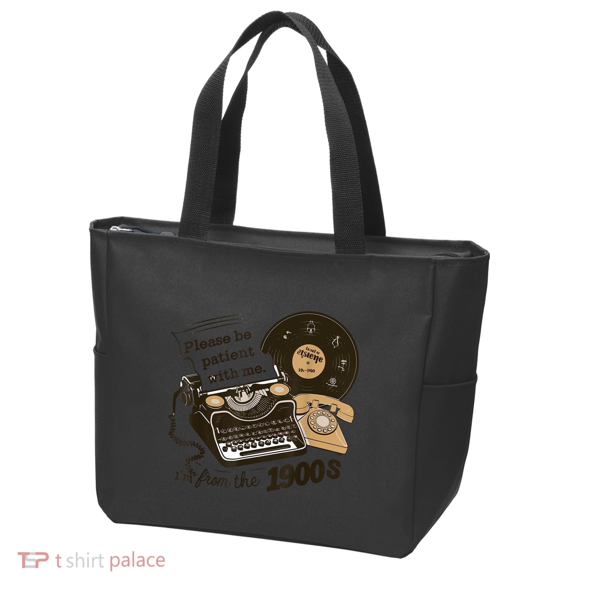 Cute Old Telephone Please Be Patient With Me Im From The 1900s Gift Tote Bag