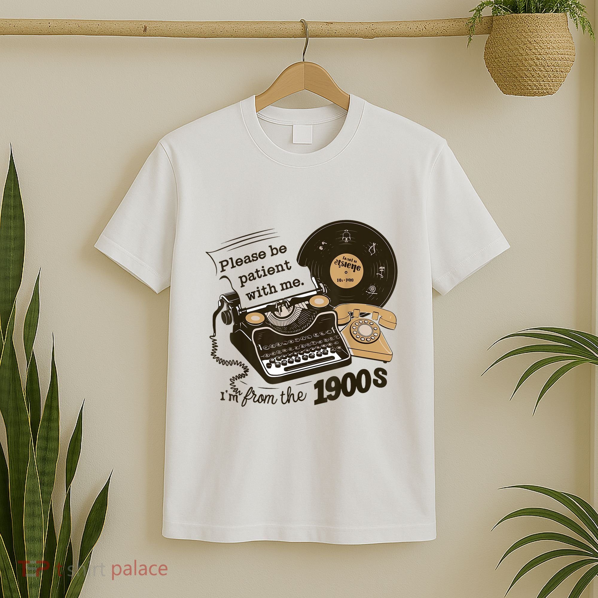 Cute Old Telephone Please Be Patient With Me Im From The 1900s Gift T-Shirt