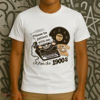 Cute Old Telephone Please Be Patient With Me Im From The 1900s Gift T-Shirt thumb 3