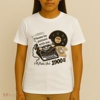 Cute Old Telephone Please Be Patient With Me Im From The 1900s Gift T-Shirt thumb 4