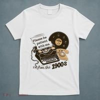 Cute Old Telephone Please Be Patient With Me Im From The 1900s Gift T-Shirt thumb 5