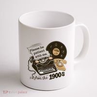 Cute Old Telephone Please Be Patient With Me Im From The 1900s Gift Coffee Mug thumb 1