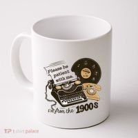 Cute Old Telephone Please Be Patient With Me Im From The 1900s Gift Coffee Mug thumb 0