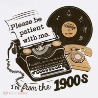 Cute Old Telephone Please Be Patient With Me Im From The 1900s Gift Women's Hoodie thumb 2