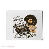 Cute Old Telephone Please Be Patient With Me Im From The 1900s Gift Mousepad thumb 0