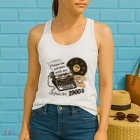 Cute Old Telephone Please Be Patient With Me Im From The 1900s Gift Women's Tank Top thumb 2