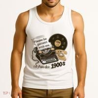 Cute Old Telephone Please Be Patient With Me Im From The 1900s Gift Tank Top thumb 3
