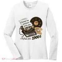 Cute Old Telephone Please Be Patient With Me Im From The 1900s Gift Women's Long Sleeve Shirt thumb 0