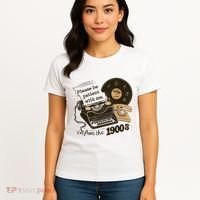 Cute Old Telephone Please Be Patient With Me Im From The 1900s Gift Women's T-Shirt thumb 4