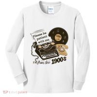 Cute Old Telephone Please Be Patient With Me Im From The 1900s Gift Kids Long Sleeve Shirt thumb 0