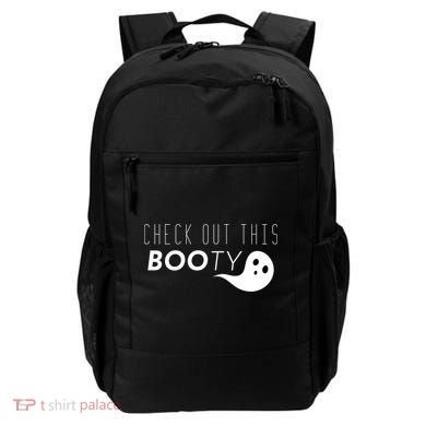 Check Out This Booty Funny Ghost Boo Halloween Gift Backpack