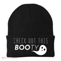 Check Out This Booty Funny Ghost Boo Halloween Gift Beanie thumb 0