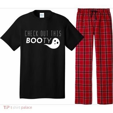 Check Out This Booty Funny Ghost Boo Halloween Gift Pajama Set