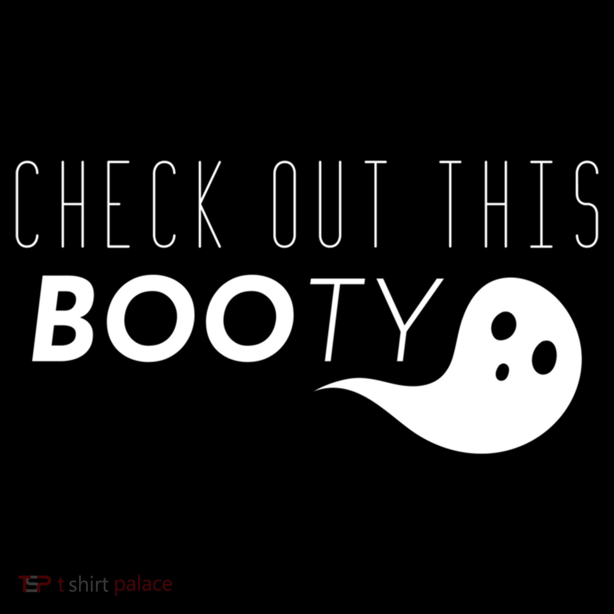 Check Out This Booty Funny Ghost Boo Halloween Gift Women's Hoodie