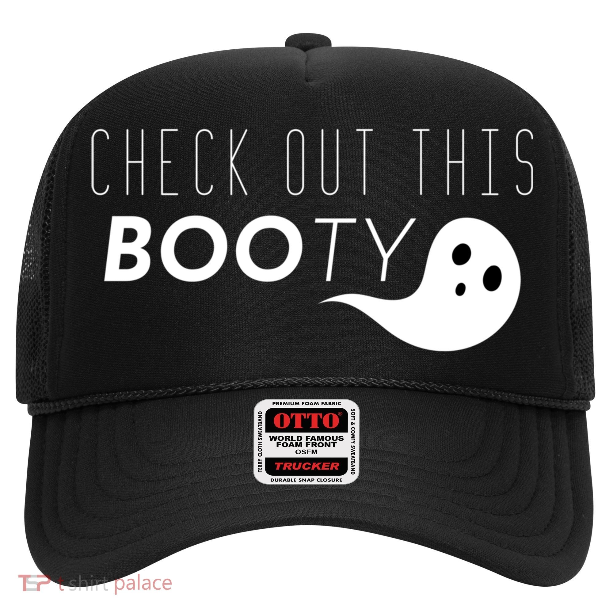 Check Out This Booty Funny Ghost Boo Halloween Gift Hat