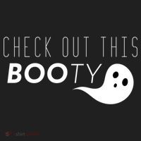 Check Out This Booty Funny Ghost Boo Halloween Gift Golf Towel thumb 3